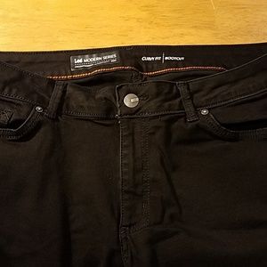 Lee Modern Series, Curvy Fit, Bootcut Black Jeans